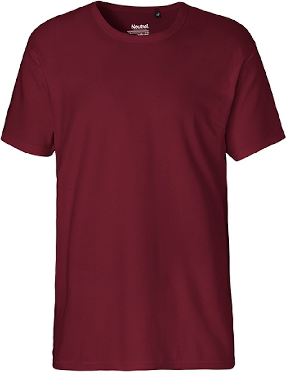 Neutral Men´s Interlock T-Shirt NE61030 - Bordeaux - S