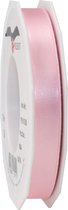 1x Luxe Hobby/decoratie roze satijnen sierlinten 1,5 cm/15 mm x 25 meter- Luxe kwaliteit - Cadeaulint satijnlint/ribbon