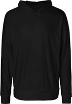 Sweat à capuche unisexe en jersey avec capuche Noir - XS
