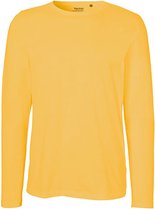 Men´s Long Sleeve T-Shirt met ronde hals Yellow - L