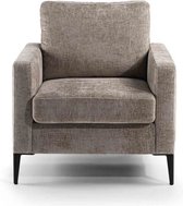 Fauteuil Champagne - Stof - 76x81x82cm - Fauteuil Halberton Elite - Giga Meubel