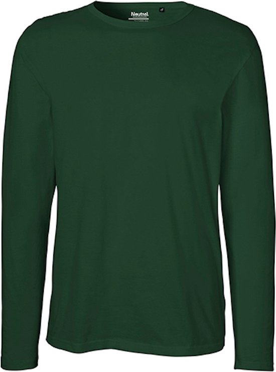 T-shirt Neutral à manches longues pour hommes NE61050 - Vert bouteille - 3XL