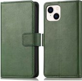 Coque pour iPhone 15 avec porte-cartes - Bookcase iMoshion Luxe - Vert