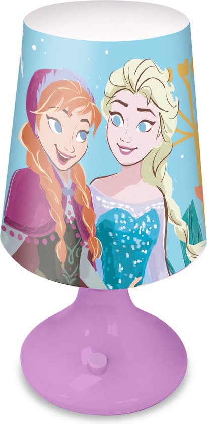 Lampe de chevet - Disney la reine des neiges - Elsa en 3D - 25 cm - Achat &  prix