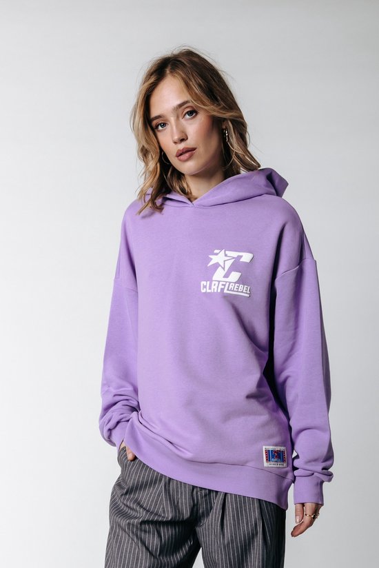Colourful Rebel C star Oversized Clean Hoodie - XS
