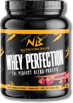 Nutrition Boss - Whey Perfection - Poudre de protéines - Whey Protein - Shake protéiné - Fraise - 30 Shakes - 908G