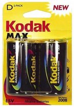 Pile alcaline Kodak LR20 1,5 V (2 pièces)