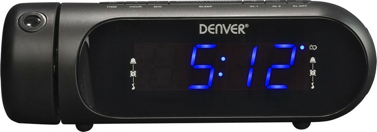 Denver CPR-700 Radio-réveil FM USB fonction réveil, fonction de charge de  la batterie noir - Conrad Electronic France