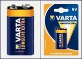Batteries Varta Longlife Extra 9 V block