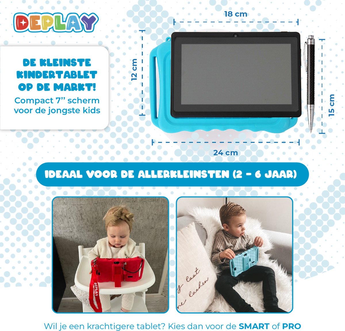 DePlay Kids Tablet - Kids Tablet - Application de contrôle parental -  Disney - Netflix
