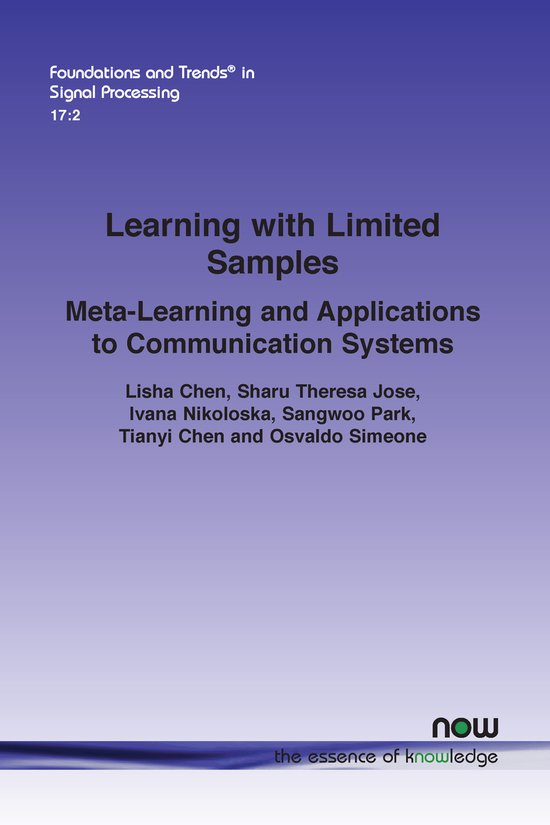 Foundations and Trends® in Signal Processing Learning with Limited