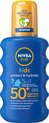NIVEA SUN Kids Protect & Hydrate Zonnebrand Spray - SPF 50+ - Zonnespray - Met amandelolie - Hydrateert en beschermt - Zonbescherming - 200 ml