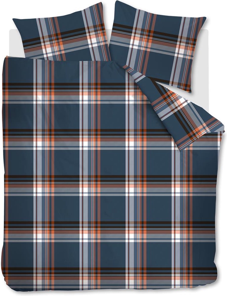Beddinghouse Duke dekbedovertrek - Lits-Jumeaux - 240x200/220 - Blauw