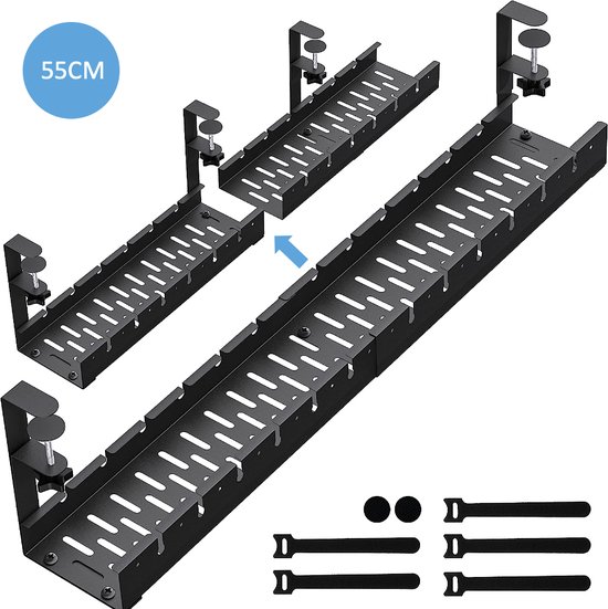 Noble Bureau Kabelgoot Uitschuifbaar Kabel Organiser Onder Bureau
