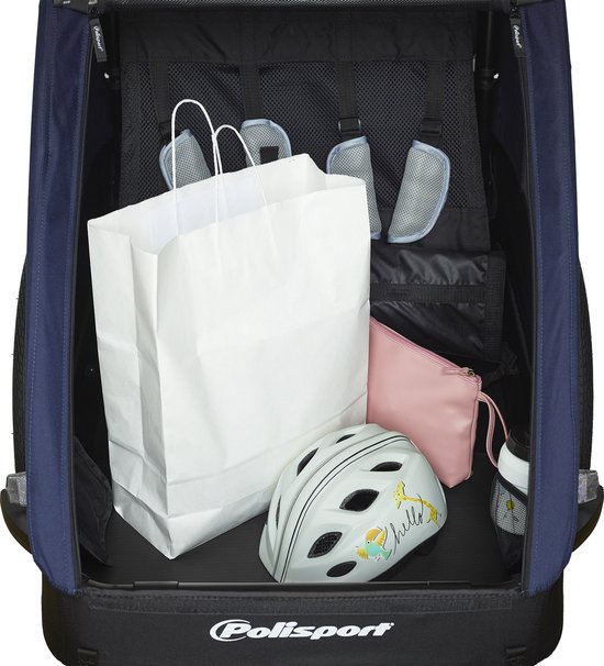 Polisport Kidcar - Fietskar - Unisex - Grijs;Blauw - 20 van Polisport — afbeelding 4