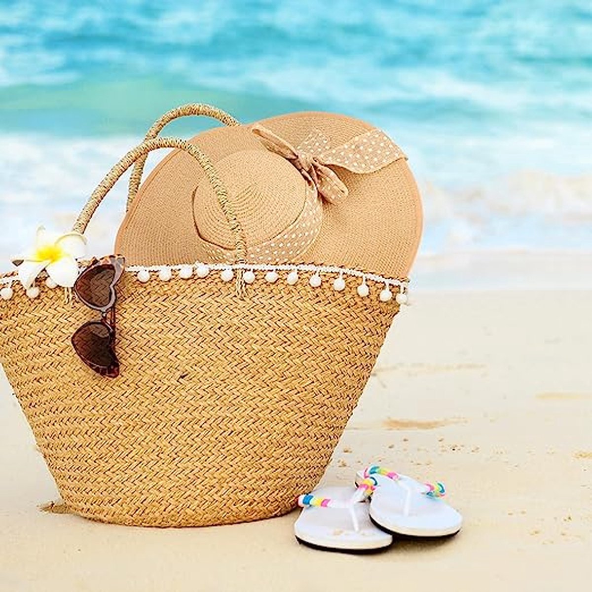 Chapeau De Soleil Capeline Femme à Large Bord - Pliable, Avec Fil D'Acier Mémoire, Sac De Rangement Inclus - 10