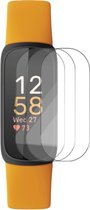 3x Screenprotector geschikt voor Fitbit Inspire 3 - Folie Screen Protector geschikt voor Fitbit Inspire 3