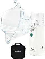 Appareil aérosol Vulpes HealthCare® - Inhalateur nébuliseur à ultrasons - Inhalateur pour Enfants, Adultes et bébés - Rechargeable - 2 modes - Aide contre les maladies respiratoires - Incl. 4 embouchures