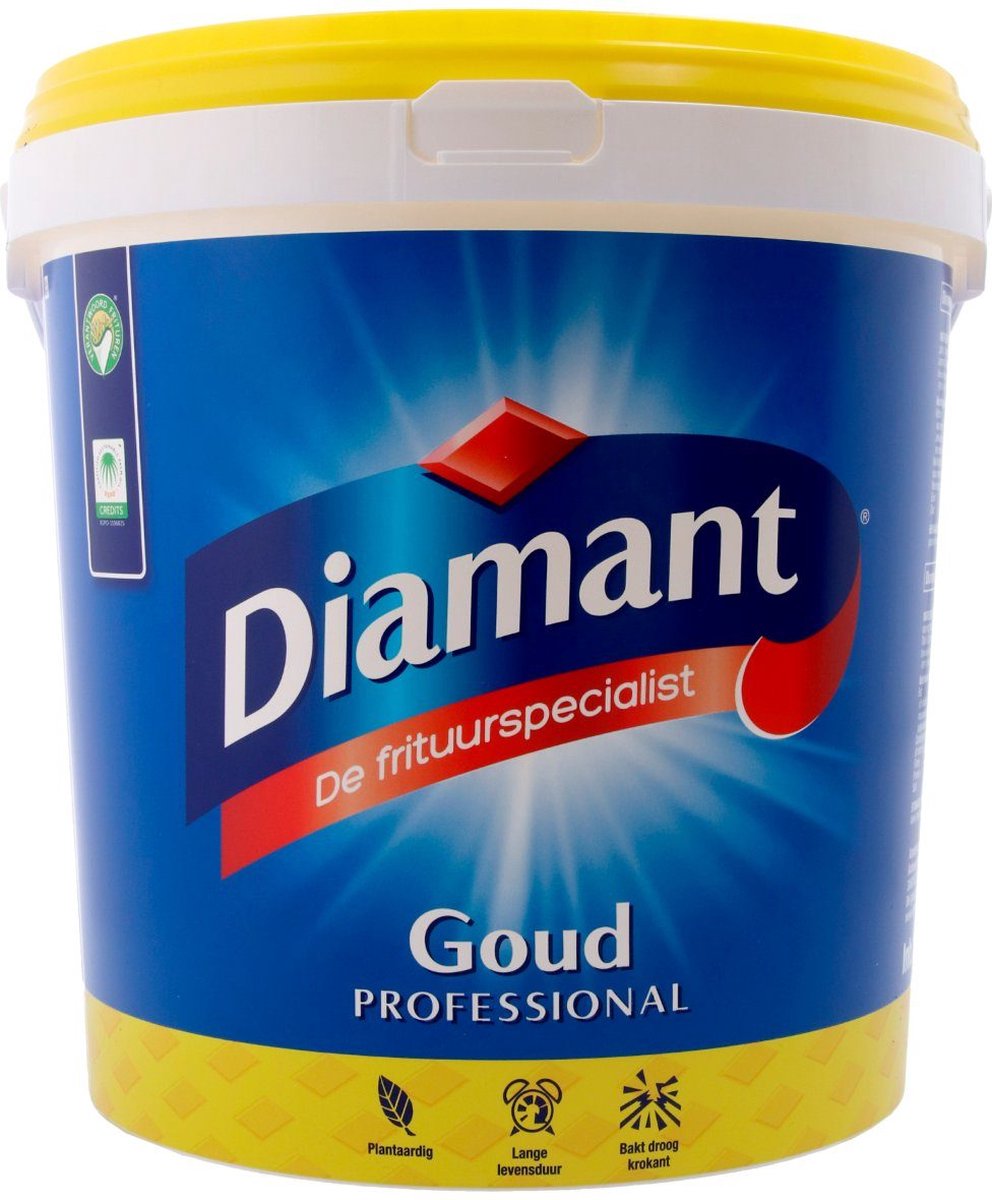 Diamant Frituurvet vloeibaar blauw, emmer 10 ltr