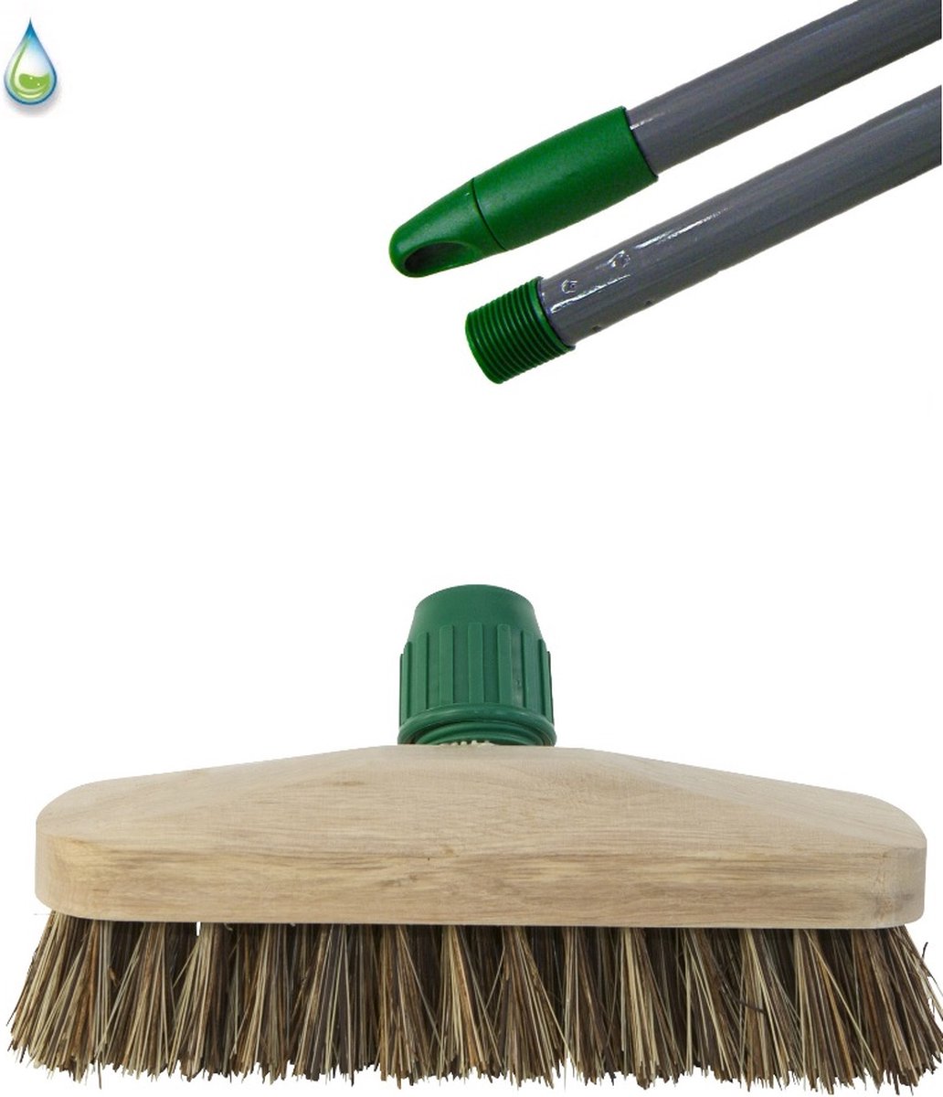 Goedkoopste Schrobborstel hout met steel