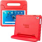 HappyCase Housse pour Tablette Kinder Convient pour Lenovo Tab M10 Gen 1 | Couverture adaptée aux enfants | Couvercle de protection | Couverture pour enfants | avec poignée et support | Rouge