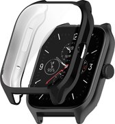 Beschermende watch case - hoesje - geschikt voor Amazfit GTS 4 - zwart