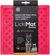 LickiMat Buddy - Hondenbak - Likmat / Anti-schrok / Slowfeeder voor Hond - Roze - 20 cm
