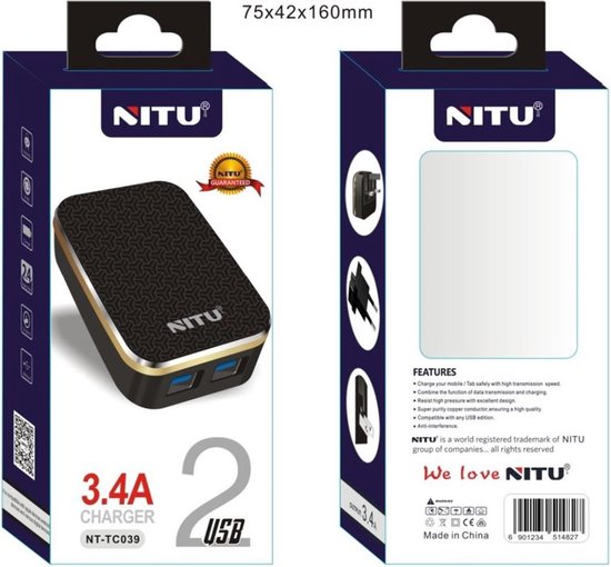 Carregador De Bateria Nitecore Ums2 3a Novo Original Nfe  Jm