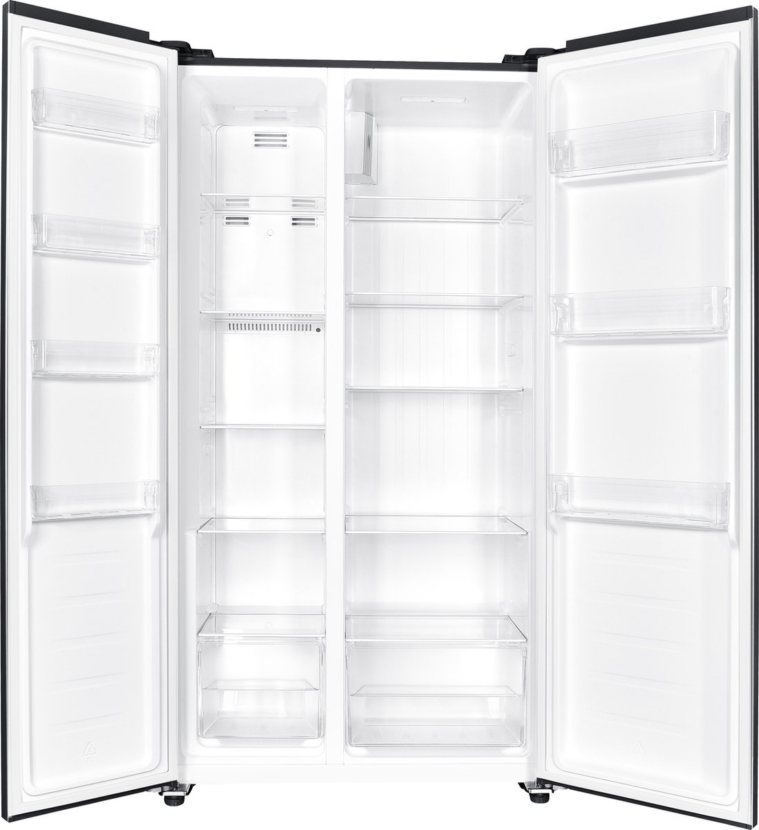 Exquisit SBS236-041EB - Amerikaanse koelkast - Total No Frost - Met Display - 5 Jaar Garantie - 442 Liter - 40 dB - Super Freeze functie - Zwart — afbeelding 3