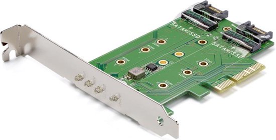 PCI-kaart SSD M.2 Startech PEXM2SAT32N1 PCIe 3.0 | bol.com
