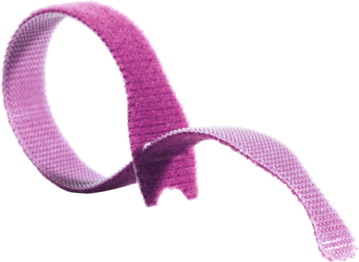 Velcro® ONE-WRAP® klittenband kabelbinder 20mm x 330mm Roze