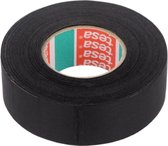 TESA Linen tape Laine PET - 25 mm de large - 160 um d'épaisseur - Jusqu'à 125 degrés - 25 mètres - noir