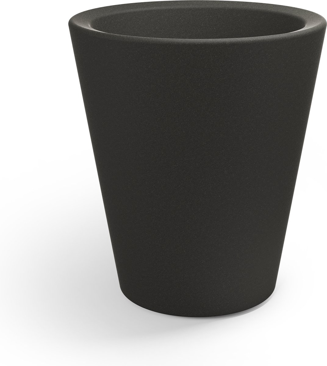 Otium bloempot dubbelwandig Olla 70 cm black cork