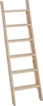 Zoldertrap - 6 treden - Stahoogte 323 cm - Houten ladder - Molenaarstrap - Grenen trap