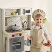 BC Babycare Houten Keuken Speelgoed - Speelkeuken - Kinderkeuken Verstelbare hoogte - Inclusief Keukengerei