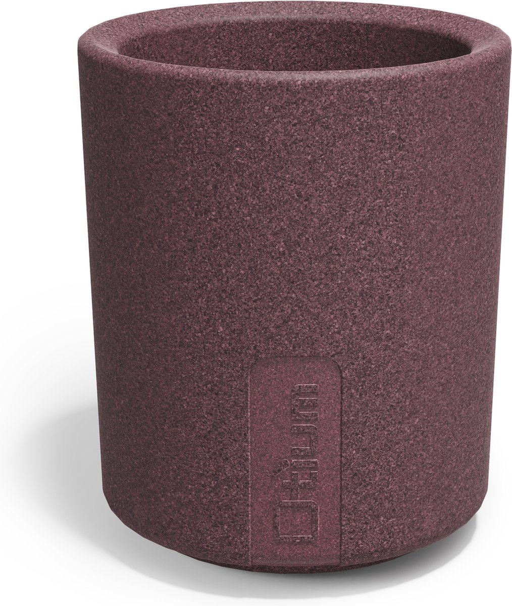 Otium bloempot dubbelwandig Mensa 19 cm violet cork