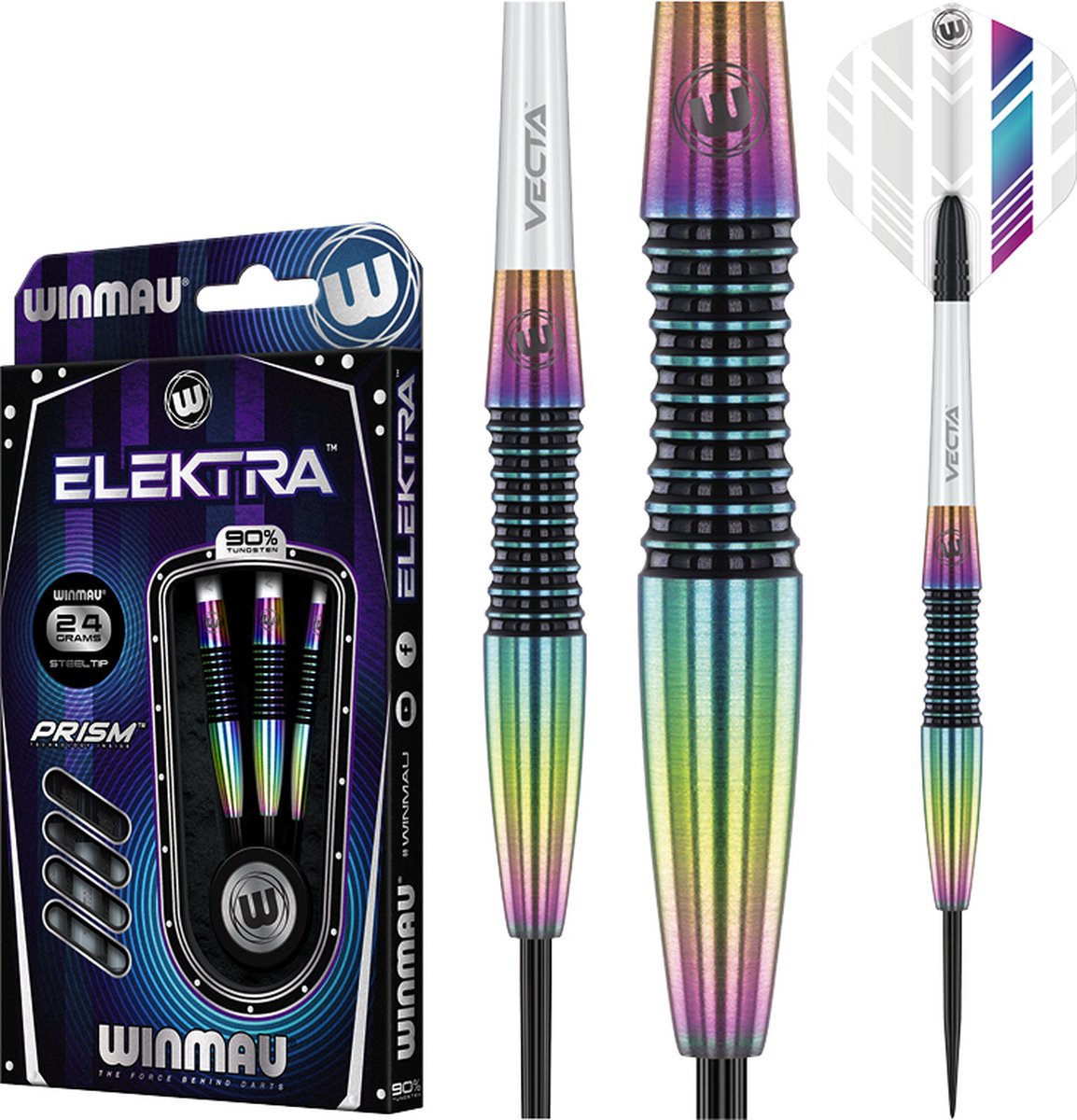 Winmau Elektra 90% - Dartpijlen - 24 Gram