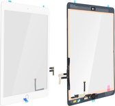 Geschikt voor Apple iPad 9.7 2017/Geschikt voor Apple iPad 5 touchscreen vervangend glazen frame wit