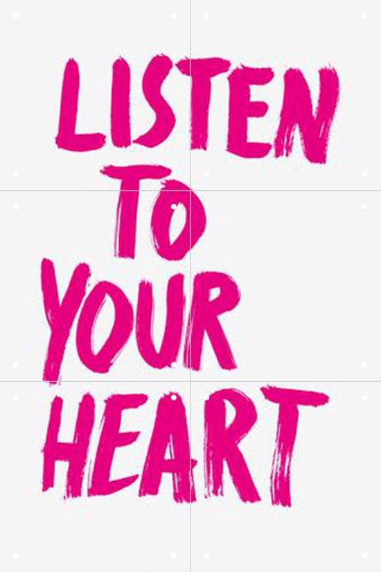 IXXI Listen to your Heart - Wanddecoratie - Abstract - 40 x 60 cm