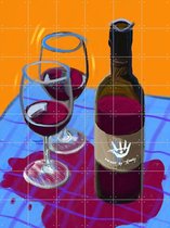 IXXI Winesday - Wanddecoratie - Eten en Drinken - 120 x 160 cm