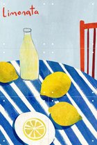 IXXI Lemons & Lemonade - Wanddecoratie - 60 x 40 cm