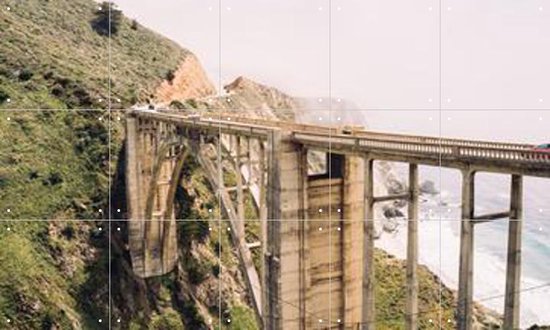 IXXI Bixby Creek Bridge - Wanddecoratie - Landen - 100 x 60 cm