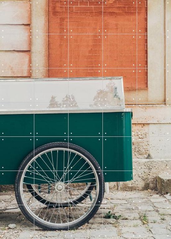 IXXI Cart on Orange - Wanddecoratie - Vintage