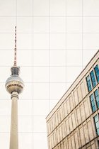 IXXI Fernsehturm Berlin - Wanddecoratie - Fotografie - 120 x 180 cm