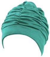 bonnet de bain tissu coupe large couleur vert