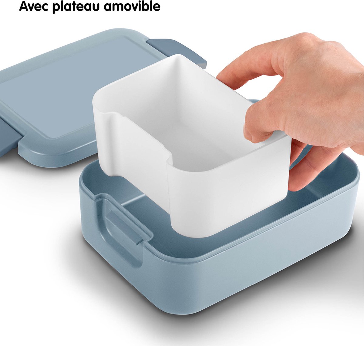 Boîte à lunch Sigma home bleu gris SUNWARE