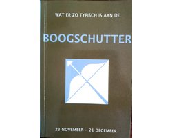 Omslag van Wat is er zo typisch aan de BOOGSCHUTTER