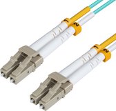 Microconnect LC/PC-LC/PC 5m 50/125 MM Glasvezel kabel Oranje