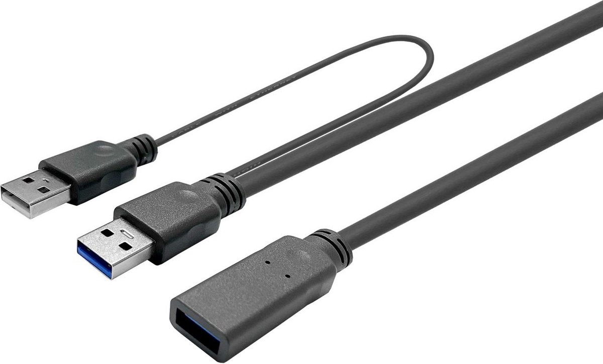 Vivolink PROUSB3AAF15C USB-kabel 15 m USB 3.2 Gen 1 (3.1 Gen 1) USB A Zwart