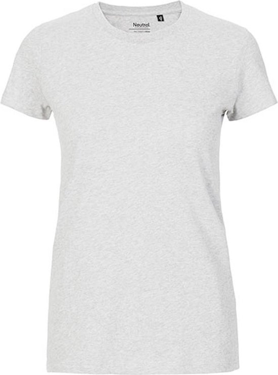 Fairtrade Ladies Fit T-Shirt met ronde hals Ash Grey - S